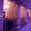 6M x 3M 600 LED christmas decoration string curtain garlands party strip lights for wedding 110v-220v EU.US.UK.AU.Plug