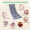 Thick Leopard Grain Electric Massage Mattress Cervical Massage Neck Back Legs Massager for Full-body Korea Home Massage Cushion