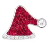 NSB2381 Botón de la joyería de la broche caliente de la venta para el collar de la pulsera 2015 joyería de la manera DIY Cristal de Santa'shat diseño único de la aleación Snaps
