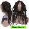360 Lace Frontal Brazilian Human Hair Body Wave Loose Wave Deep Wave Straight Kinky Straight Frontal Closure Brazilian Virgin Hair9890047