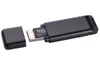 USB Disk mini Audio Voice Recorder K1 USB Flash Drive Dictaphone Pen prend en charge jusqu'à 32 Go noir blanc dans un emballage de vente au détail dropshipping