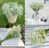 Wysokiej Quanlity 200 sztuk / partia Gypsophila Jedwab Baby Oddech Sztuczne Fałpy Jedwabne Kwiaty Roślin Party Wedding Wedding Dekoracje Tanie Sprzedaż