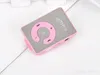 Portable Mini Mirror Clip Mp3 Player Music Media Support Micro SD TF Card Fashion HiFi Mp3 för utomhussport2432929