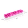 Silicone Makeup Brushes Holder Box Makeup Brush Rack Holder Stativ Kosmetisk Verktyg Multifunktionell Make Up Borst Tandborstehållare Box