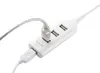 2016 new High Speed 4 Port Mini USB 2.0 Hub For Laptop PC Black White #3154