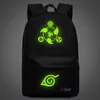 NUEVA MARCA MARCA NARUTO Boy Girl Hokage Ninjia Bolsas escolares para adolescentes Bolsa deportiva Mochilas de lona de anime japonesa219Q