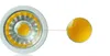 GU10 6W COB LED-schijnwerpers dimbaar AC110-240V Plastic aluminium huis Spotlichten (koud / warm wit) Gratis verzending 50 stks / partij LVD UL VDE