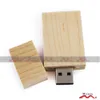 8 GB 30 Stück Ahornholz-Speicher-Flash-USB-Stick, Holz-Pendrive, echte echte Aufbewahrung, helle Farbe