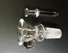 New Arrival Glass Water Bongs Bowl And Glass Nail With Joint 14mm/19mm Clear Glass Slide Bowl Ash Catcher With Handle