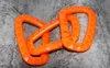 D الشكل carabiner 200lb تسلق الجبال مشبك المفاجئة كليب البلاستيك الصلب تسلق edc ظهره مشبك هوك d- الدائري قفل التكتيكية رخوة Quickdraw carabiners حلقة