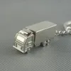 Uroczy Mini Ciężarówka Breloczek Key Ring Cute Metal Brelok Kreatywny Prezent