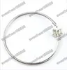 Fashion 4styles Nouveau 925 Silver Vogue SP Bangle Bracelets Fit Charme Européenne Chaînes Chains Bijoux DIY