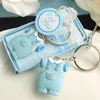 Baby Boy Favor and Baby gift favors little onesie key chain favor in blue color for little boy and baby party gifts 10PCSLOT8256907