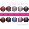 6 pièces/lot haute qualité tremper le changement de température couleur uv gel vernis à ongles