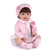 22 pollici morbido silicone vinile Reborn Baby doll panno corpo neonato bambola giocattolo regalo di compleanno di Natale