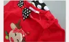 Set pigiama natalizio T-shirt a maniche lunghe con stampa di cervi + pantaloni a pois Set due pezzi natalizi per bambini Completi per ragazze Set di vestiti per neonate