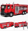 Model Truck Aluch Toy, Lotniczy Drabina Fire Ciężarówka Zabawka, Tankowiec, 5 różnych rodzajów, ze światłem na prezenty świąteczne dzieciaki, zbieranie