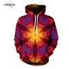 Wholesale- UIDEAZONE 2017 Mandala Hoodie Print  Festival Clothing Symetrical Art Sublimation Print Trippy Clothes Plus Size 3XL