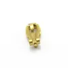 DIY earring finding wholesale factory direct valuable 100pcs/lot gold color brass earring component clip-on earrings drop shipping