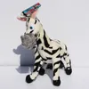 Madagascar Alex Marty Melman Gloria peluche leone zebra giraffa scimmia Pinguino ippopotamo peluche 25cm 6pcs / lot