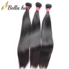 Bella Hair billiges reines Haar 3 Bündel 8 30 glattes indisches Menschenhaar webt Erweiterungen Doppelschuss natürliche Farbe kostenloser Versand