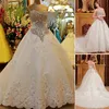 Custom Made 2019 Lyxig A-Line Bridal Gown Beaded Crystal Corset Lace Edge Sweetheart Spring Wedding Dresses Vintage Brides