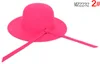 Kova Şapkası Bebek Şapkası Çocuk Kepleri Çocuk Şapkaları Kızlar 2015 Sonbahar Kış Güneş Şapkası Kids Cap Kız Şapkaları Yün Kap Moda Geniş Brim H8361828