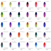 Groothandel-elite99 7 ml temperatuurverandering kameleon veranderende kleur Beknop UV-nagelgel Polish UV-gel Kies 1 van 54 kleuren