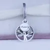 YENI 100% Otantik 925 ayar gümüş boncuk 14 k altın ve gümüş aile dangle Charm pandora bilezikler DIY moda toptan için Uyar