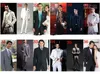 2016 Custom Design Two Buttons Red Groom Tuxedos Black Notch Lapel Groomsmen Men Wedding Suits ( jacket+Pants+tie)