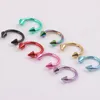 Nose pin N04 100pcslot mix 8colors 16G Cone Circulars Horseshoes Eyebrow Nose rings body piercing jewelry6933001