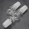 90도 조인트 18mm 남성 조인트와 함께 유리 오일 재생 키트 키 암 돔과 함께 Keck Clip Glass Nail with Glass Bong Ash Catcher