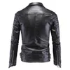 Men's Leather Wholesal Clothing Cool Fashion Party Motorcycle Jacket High Quality Coat Plus Size Y998