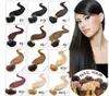 Elibess 14 "- 24" 0.8g / s 160g / lot 200s / lot keratin nagel du tips hår före hårförlängningar 1 # 1b # 2 # 4 # 613 # DHL gratis shpping