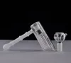 Dois função martelo de vidro 6 Arm perc de vidro percolator bubbler alta qualidade cachimbos cachimbo de tabaco bong bongs showerhead perc