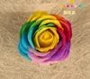 9 pièces 3 "multicolore fleur artificielle Rose savon pour fête de mariage anniversaire Souvenirs cadeaux faveur décoration de la maison