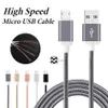 Tipo de carregamento USB Tecido de cabo de cabine de nylon linha 1m/3ft 100cm Cooper Data Sync High Speed ​​Charge