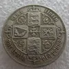 Un florin 1852 Grande-Bretagne Angleterre Artisanat Royaume-Uni Royaume-Uni 1 copie gothique en argent coin279Z