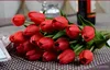 Artificial flower high quality real touch PU Tulip desktop wedding home decoration gift multi-color JIA201