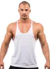 Tampo de ginástica de algodão integral tampo masculino tipagem de bodybuilding tops subdeshirt fitness colet muscle singlet racerback top97773325