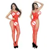 Trajes Sexy Crotchless Bodysuit Múltiplas Cores para Mulheres Bodystocking Erótico Lingerie Mujer Porn Sex Produto Babydoll Fishnet P237v