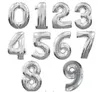 32 inch Balloon Silver Gold blue pink color Alphabet Letters A- Z Number 0-9 Foil Balloons DIY Birthday Party Wedding Decoration Balloons