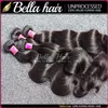 Tramas 830 polegadas 100 virgem tece pacotes de cabelo humano indiano cor natural extensão de onda corporal bellahair