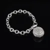 Gratis frakt med spårningsnummer Toppförsäljning 925 Silver Armband Europe Hollow Bead Armband Silver Smycken 20st/mycket billigt 1775