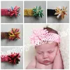 Gratis frakt Girl Flower Hair Bows 50pcs Crochet Headband 3inch Korker Hair Clip Hårbåge Hårband Curly Grosgrain Ribbon Corker Bow PD011