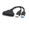 USB 3.0 إلى Laptop 7 + 15 PIN 2.5 "SSD HDD محرك الأقراص الصلب دعم 2.5 بوصة، SATA SSD C06S1 3.0