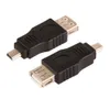 USB A Male to Mini USB B Type 5Pin Female Data Connector Mini USB Female to Female Adapter Converter for Desktop Computer PC