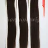 Top Quality 50g 20pcs Glue Skin Waft Tape in Human Hair Extensions 18 20 22 24inch 2Darkest Brown Brésilien Brésilien Hair6867439