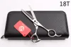 6039039 JP 440C Purple Dragon Sell Professional Human Hair Scissors tunnare sax frisörsax 18 tänder Thi2391717