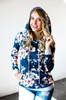 New Fashion Autumn Winter Froal Printed Hooded Hoodies Women's Casual Pullover Hoody sudaderas Girls top clothing